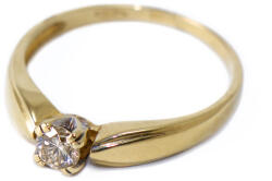 Ékszershop Gyémántos arany eljegyzési gyűrű (1327700)