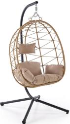 Halmar SNAKE kerti fotel, natúr/bézs színű
