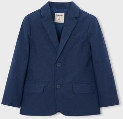 Mayoral vászonkeverékből készült gyerek kabát - sötétkék 128