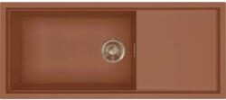 Elleci ELLECI- Mosogatótálca Sintesi 510 Keratek K83 Cavern Clay bronz tartozékokkal (LKS51083BRZ)