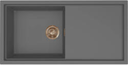 Elleci ELLECI- Mosogatótálca Sintesi 480 Keratek K99 Dark Grey bronz tartozékokkal (LKS48099BRZ)