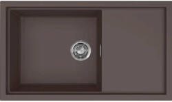 Elleci ELLECI- Mosogatótálca Sintesi 410 Keratek K87 Cocoa inox tartozékokkal (LKS41087)