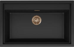 Elleci ELLECI- Mosogatótálca Sintesi 130 Keratek K86 Black bronz tartozékokkal (LKS13086BRZ)