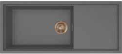 Elleci ELLECI- Mosogatótálca Sintesi 510 Keratek K99 Dark Grey bronz tartozékokkal (LKS51099BRZ)