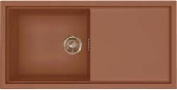 Elleci ELLECI- Mosogatótálca Sintesi 480 Keratek K83 Cavern Clay bronz tartozékokkal (LKS48083BRZ)