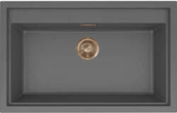 Elleci ELLECI- Mosogatótálca Sintesi 130 Keratek K99 Dark Grey bronz tartozékokkal (LKS13099BRZ)