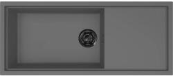 Elleci ELLECI- Mosogatótálca Sintesi 510 Keratek K99 Dark Grey fekete tartozékokkal (LKS51099BKM)
