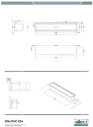 Elleci ELLECI- Mosogatótálca Dialogo C86 Keratek K99 Dark Grey arany tartozékkal (LKDC8699GLD)