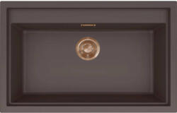 Elleci ELLECI- Mosogatótálca Sintesi 130 Keratek K87 Cocoa bronz tartozékokkal (LKS13087BRZ)