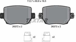 TEXTAR Sada brzdových platničiek kotúčovej brzdy TEXTAR 2637201 (2637201)