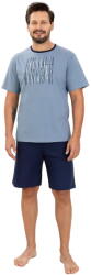Regina Pijama bărbați REGINA 500 albastru: L (33119 L)