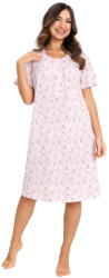 Regina Cămașă de noapte cu nasturi REGINA 018 roz: XL (33166 XL)