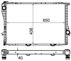 MAHLE Chlodnica Wody (cr 295 000s)