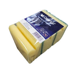 York Súrolószivacs csomag zöld súroló felülettel, kicsi - QLEANUP (3 db szivacs)