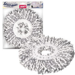 York Tartalék mop fej mikroszálas anyagból rotációs felmosóhoz - utántöltő 1db SPEED MAX - YORK - CLEAN HOUSE