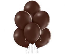 Belbal Belbal, kakaó barna, pasztel lufi, 30 cm, 100 db/cs