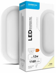 Modee LED Bulkhead Ovál 12W 4000K (195x94x38mm) IP65 (1160 lumen) fehér ERP (ML-BH4000K12WO-W) - bogatibarkacsbolt