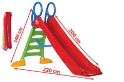 Dohány Csúszda piros 200 cm - DOREX (SS_2085)
