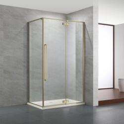 Wellis Mika zuhanykabin füst üveggel 120x90 cm Gold WC00571 - maredesign
