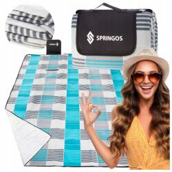 Stator Strand Piknik Takaró Szigeteléssel 200x200cm Nagy Vízálló Kerti Szőnyeg (K06)