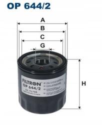 Filtron Olajszűrő Filtron Fil OP644/2 Chrysler 300C 2.7
