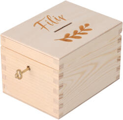 ATMOWOOD Fa persely saját névvel (PD050)