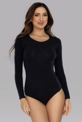 Mitex Julia hosszú ujjú pamutbody, fekete, 3XL