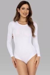 Mitex Julia hosszú ujjú pamutbody, fehér , 3XL