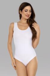 Mitex Mila vállpántos női pamutbody, fehér, 3XL