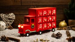 TRACON Calendar Advent cu LED de Crăciun, mașină, cu baterii (X24009) Timer 6+18h, 3LED, 3000K, 2xAAA (CHRACC3WW)