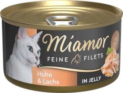 Miamor Filets - Konzerv, 100g - Csirke + lazac