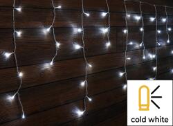 TRACON Perdea luminoasă LED de Crăciun, țurțuri, interior/exterior 230VAC, 5+5M, 125LED, 3, 6W, 12000-13000K, IP44 (CHRIOB5CW)