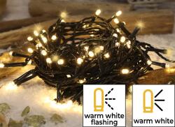 TRACON Ghirlandă lum. de Crăciun, LED, scânteietoare, interior/ext. 230VAC, 5+50M, 500LED, 7, 2W, 2600-2700K, IP44 (CHRSTOSW500WW)