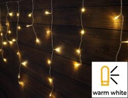 TRACON Perdea luminoasă LED de Crăciun, țurțuri, interior/exterior 230VAC, 5+10M, 250LED, 6W, 2600-2700K, IP44 (CHRIOB10WW)