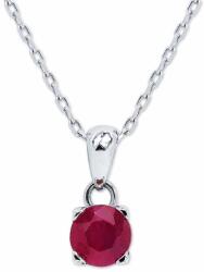 White & Black Rubin nyaklánc - 0, 78 karát (AU14042)