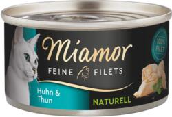 Miamor Filets Naturelle konzerv 80g - Csirke + tonhal