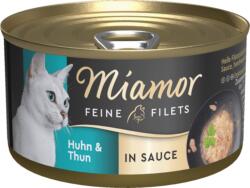 Miamor Filets - Szószban, konzerv, 85g - Csirke és tonhal