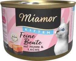Miamor Feine Beute Kitten csirke és lazac - 185 g