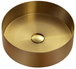 Wellis Marigold rozsdamentes acél mosdó Gold WB00558 - furdoszobabutor-shop