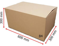 Fiorex Kartondoboz, B4, 600x300x300 mm 31BC, 5 rétegű Hullámkarton doboz