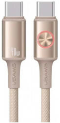 USAMS Huan Series SJ751 240W USB-C to USB-C kábel 1, 2 m titanium (SJ751USB02)