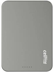 Beline Cellline Mini töltőbank MagSafe 5000mAh QC 15W CL-MBP-01 - mágneses, vezeték nélküli szürke (CL-MPB-01)
