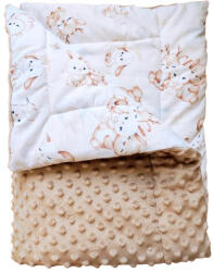  Kappuchino Minky - Cuki Állat mintás Kétoldalas Babatakaró