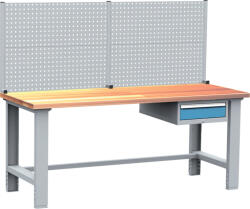  DPS_209 ipari munkapad fiókkal, szerszámtartó fallal (2000 mm)