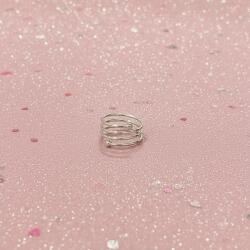 Pink Dream Beauty Oréya - arany /ezüst színű spirál mintás gyűrű Szín: Ezüst