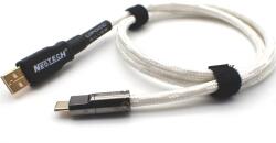 Neotech NEUAC-1020-1 Ezüst USB A-C kábel - 1 m