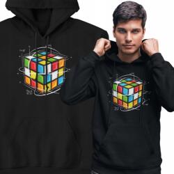 Rule Out Férfi kapucnis pulóver Rubik kocka logikai nyomtatás retro puzzle (HOOD_RUBIK32) - allegro - 11 780 Ft