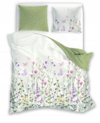 Faro Pamut Ágyneműhuzat Virágok Pillangók 220x200 2x 70x80 cm 3 részes szett (SUMMER DREAM 019)