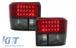 KITT Lightning LED DRL fényszórók VW Transporter T4 (1990-2003) Fekete (HLVWT4BLED)