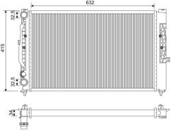 VALEO Chladič motora VALEO 731537 (731537)